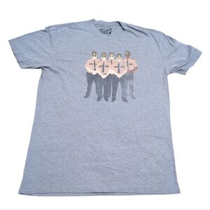 Chive Tees Super Troopers Movie T-Shirt men's size Large Gray Nostalgia